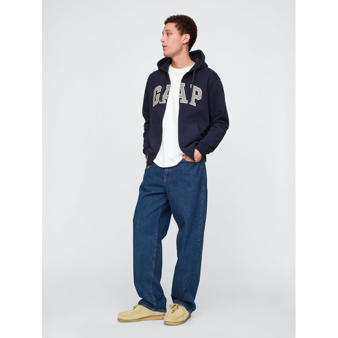 Adult Vintagesoft Arch Logo Full-Zip Hoodie