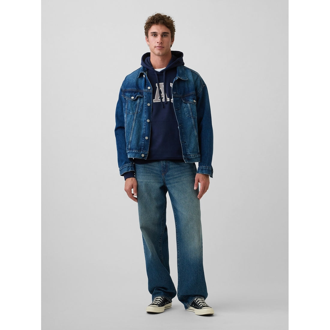 Men's Adult Vintagesoft Arch Logo Hoodie