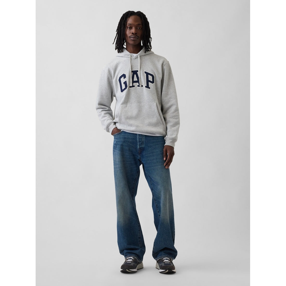 Men's Adult Vintagesoft Arch Logo Hoodie