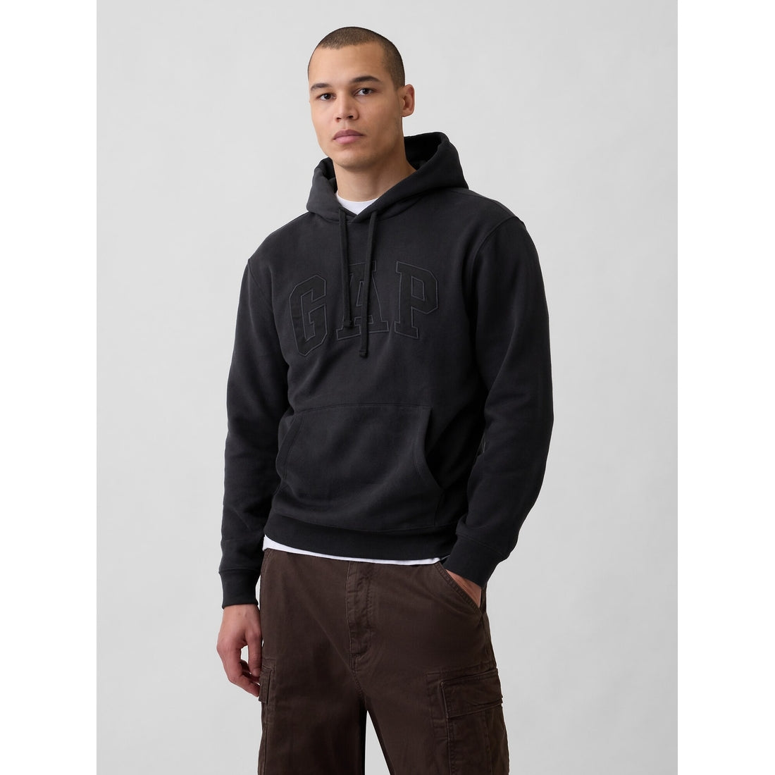 Men's Adult Vintagesoft Arch Logo Hoodie