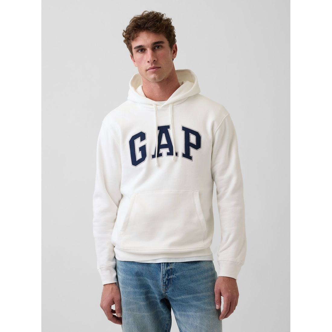 Men's Adult Vintagesoft Arch Logo Hoodie