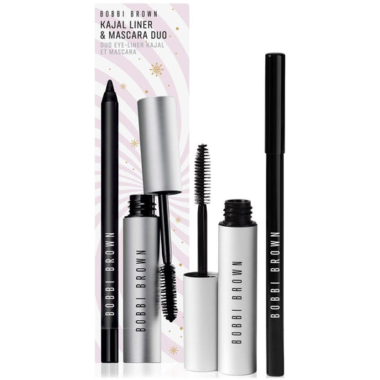 Bobbi Brown Kajal Eyeliner and Mascara Gift Set Duo - Black, Black