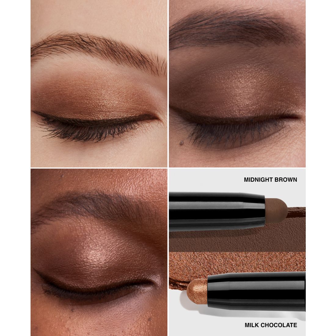 Bobbi Brown Dual-Ended Long-Wear Waterproof Cream Eyeshadow Stick - Caf / Gilded Green