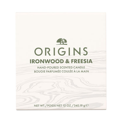 Origins Limited Edition Ironwood and Freesia Hand-Poured Scented Candle, 10 oz.