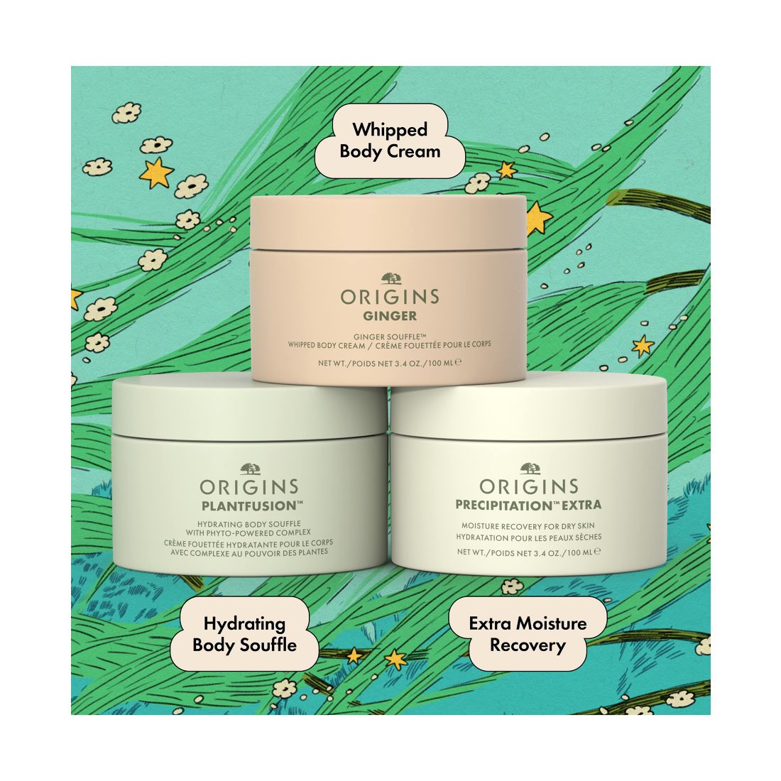 Origins 3-Pc. Souffle Nourishing Body Creams Gift Set