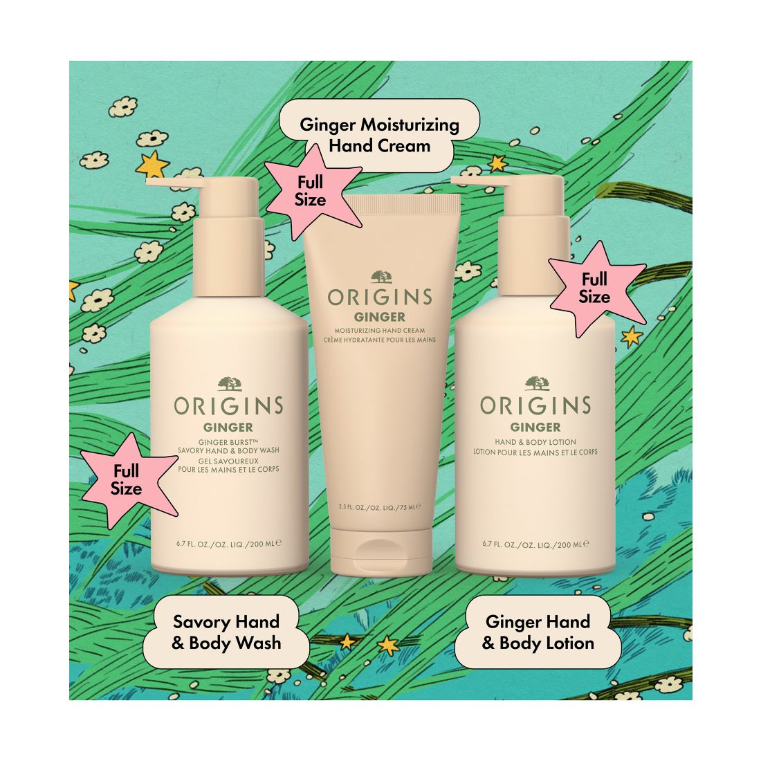 Origins 3-Pc. Ginger Body-Indulging Essentials Gift Set