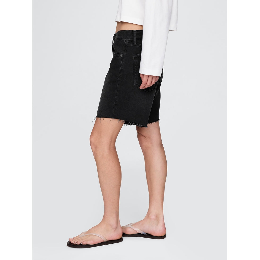 Women's 8" Mid Rise '90S Loose Denim Bermuda Shorts