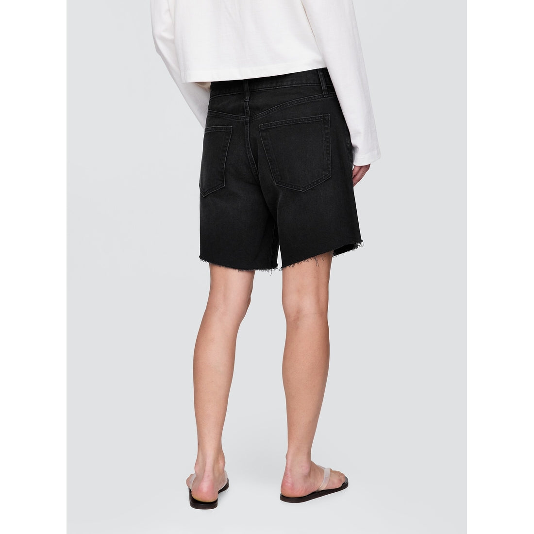 Women's 8" Mid Rise '90S Loose Denim Bermuda Shorts