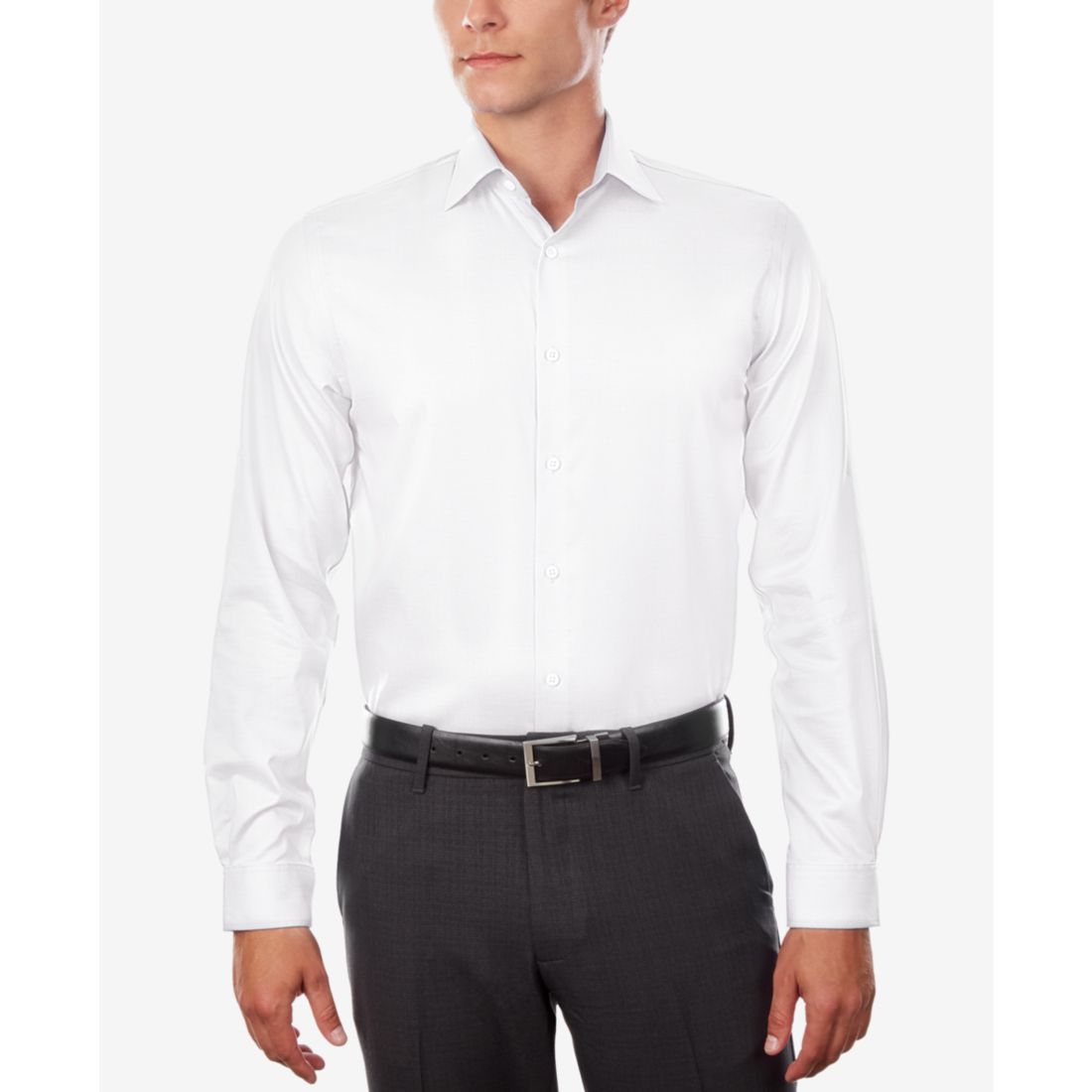 Michael Kors Men's Regular Fit Comfort Stretch Dress Shirt