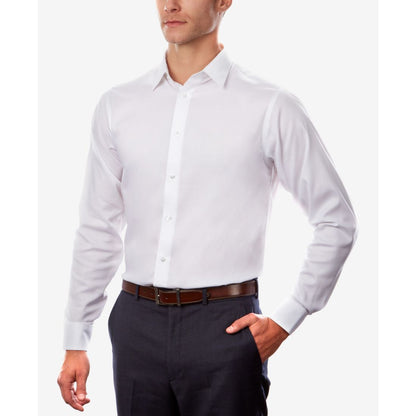 Calvin Klein Men's Steel+ Regular Non-Iron Stretch Performance Dress Shirt