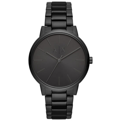 Men's Black Stainless Steel Bracelet Watch 42mm