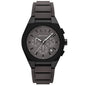 A|X Armani Exchange Men's Sync Quartz Chronograph Gray Silicone Watch, 42mm