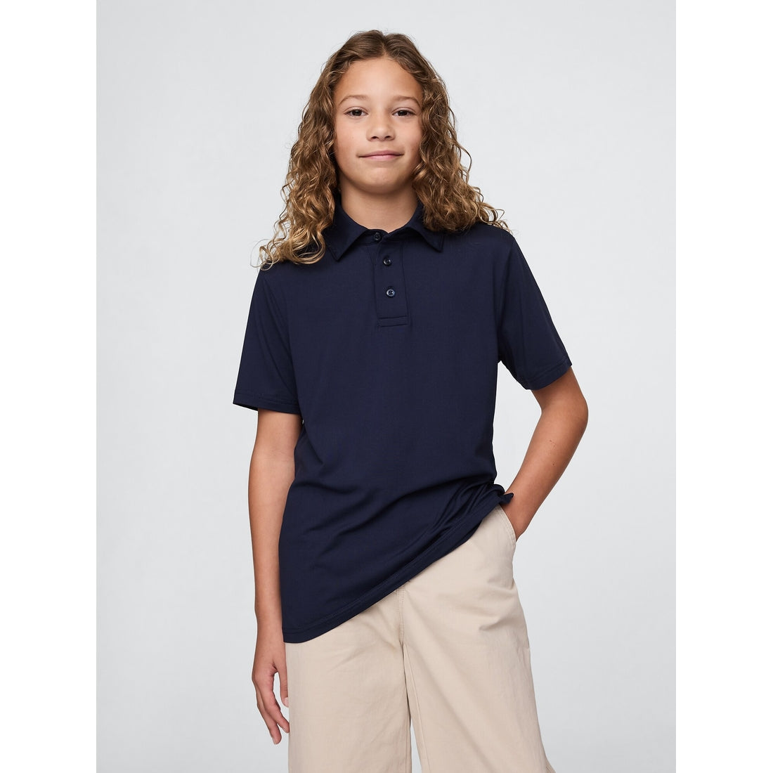 Boys' Gapfit Tech Performance Polo Shirt