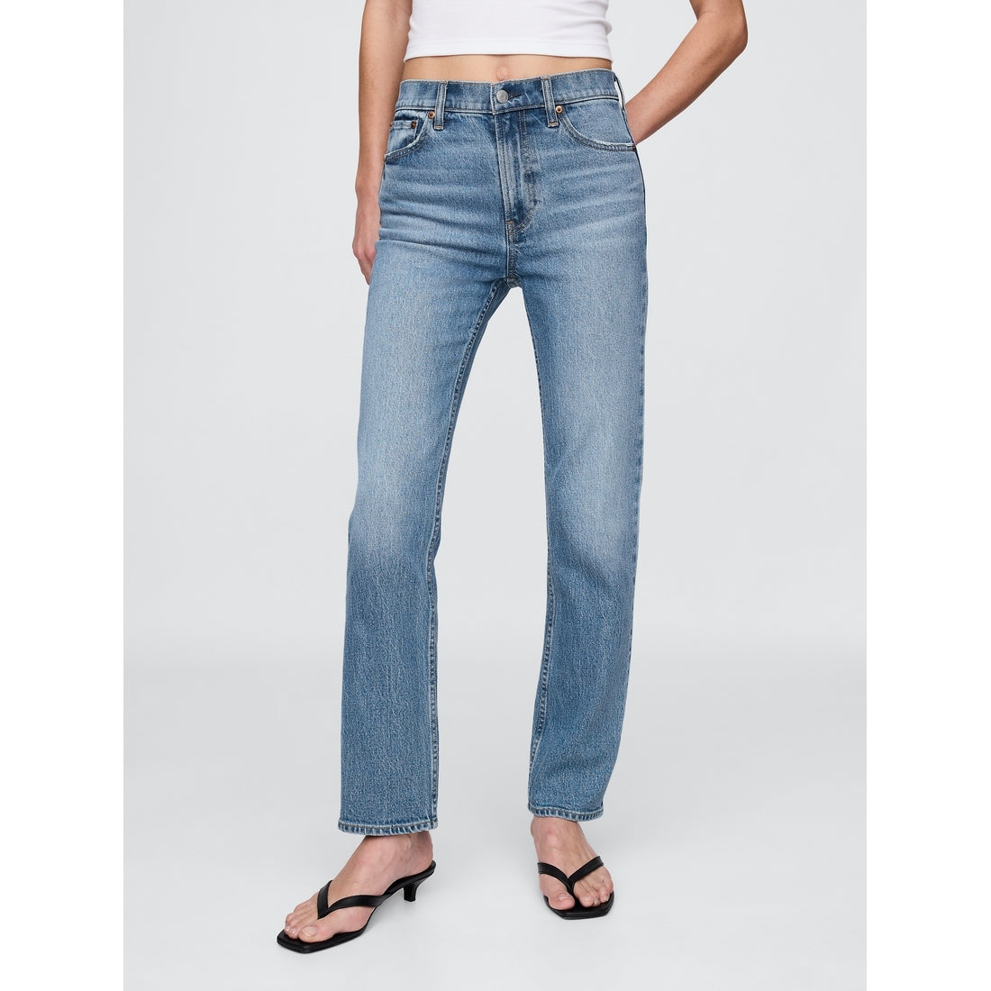 Women's High Rise '90S Slim Straight Jeans
