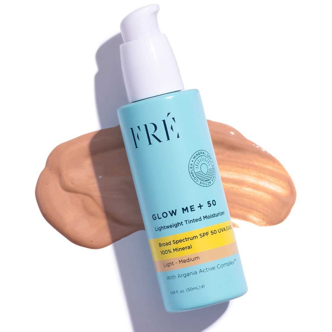 Fre Glow Me + 50 Lightweight Tinted Moisturizer Mineral Spf 50