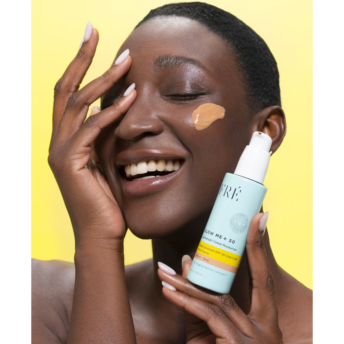 Fre Glow Me + 50 Lightweight Tinted Moisturizer Mineral Spf 50