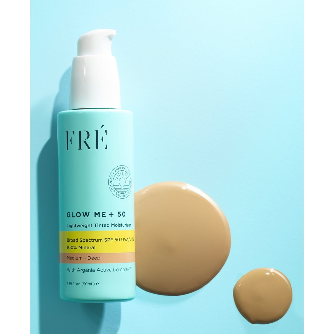 Fre Glow Me + 50 Lightweight Tinted Moisturizer Mineral Spf 50