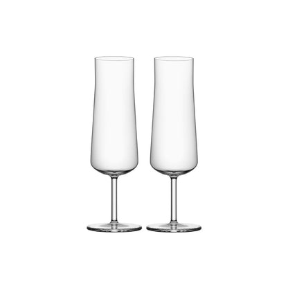 Orrefors Informal Champagne Glass Set, 2 Pieces