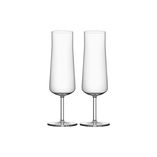 Orrefors Informal Champagne Glass Set, 2 Pieces