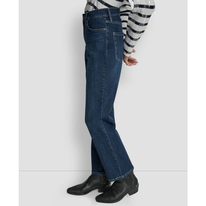 Dkny Jeans Women's Classic High Rise Straight No Cuff Jeans
