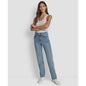Dkny Jeans Women's Classic High Rise Straight No Cuff Jeans