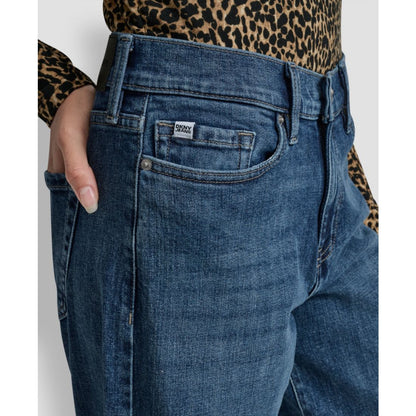 Dkny Jeans Women's High Rise Modern Wide Leg Jeans