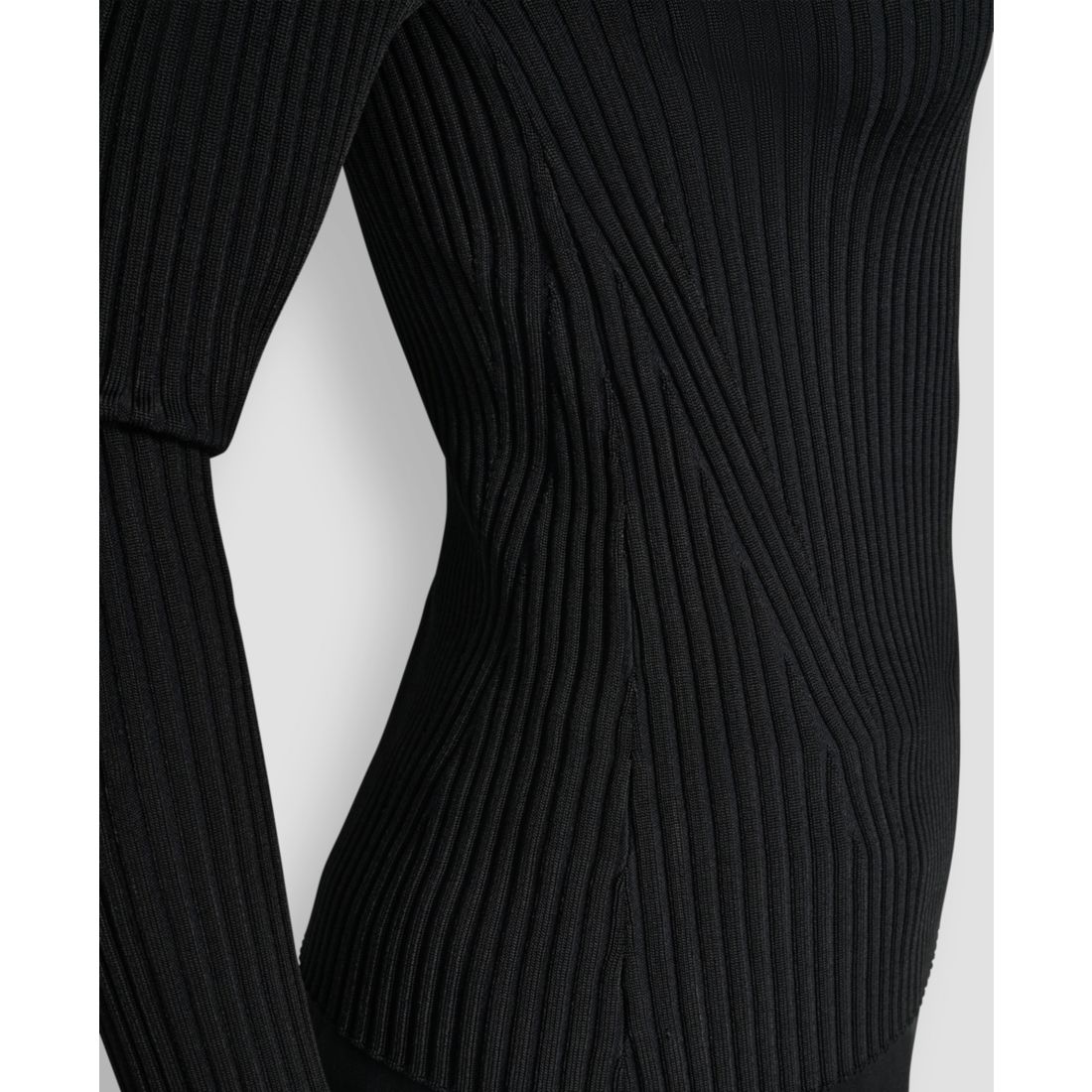 Dkny Women's Sleek Long Sleeve Shine Sweater