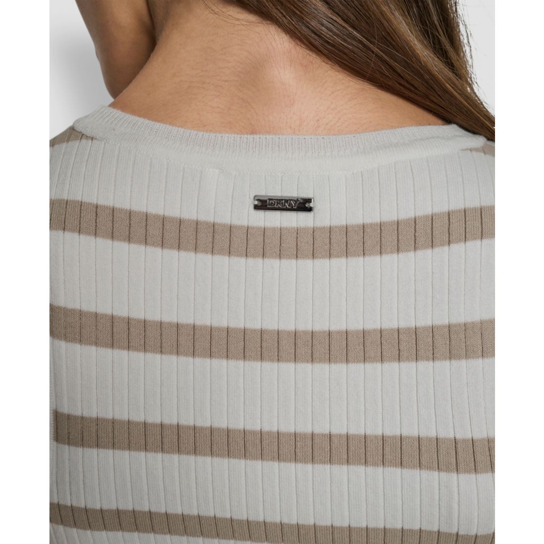 Dkny Jeans Women's Striped Sleeveless Top