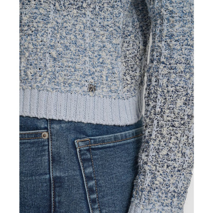 Dkny Jeans Women's Long-Sleeve Fringe Trimmed Sweater Jacket