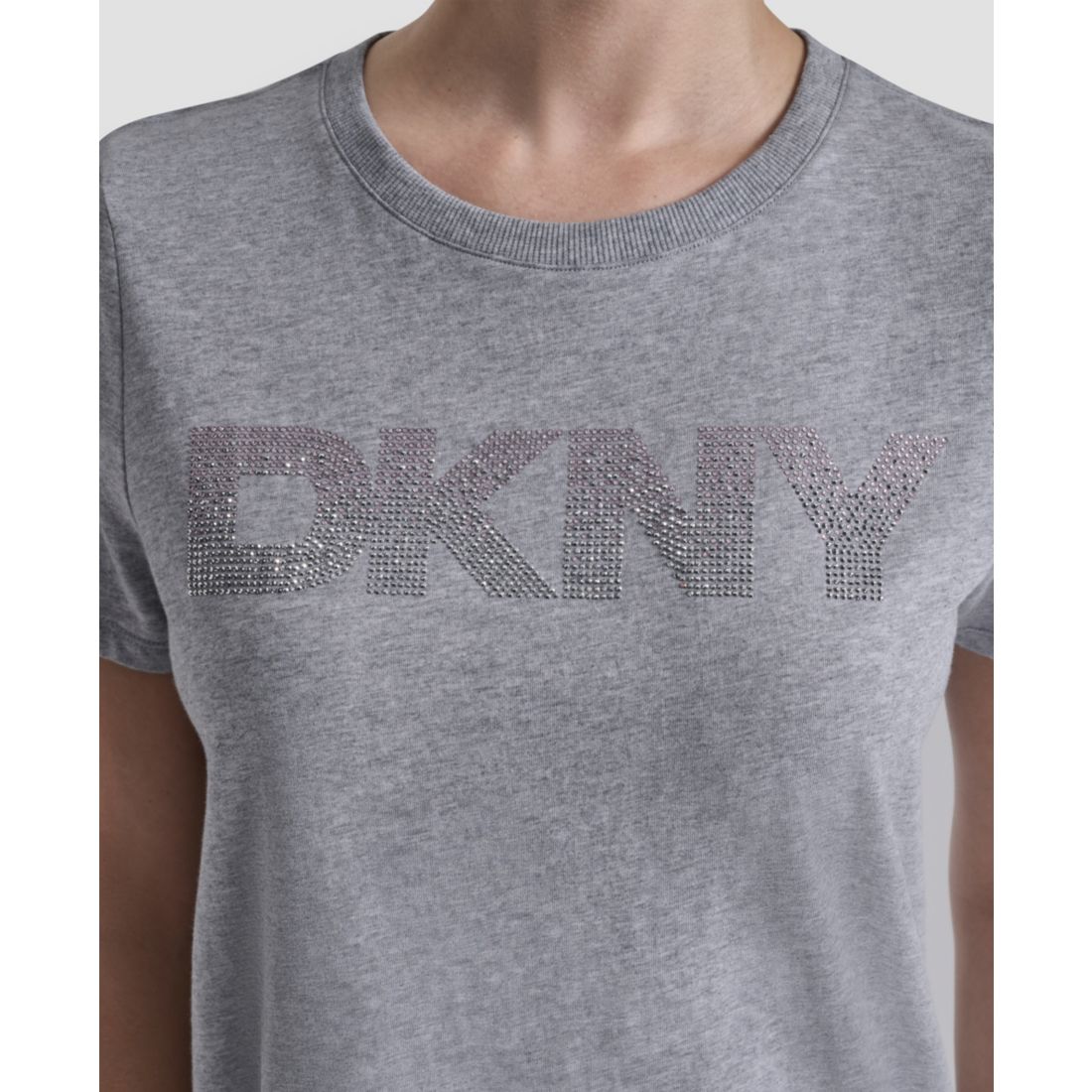 Dkny Sport Women's Ombre Rhinestone Short-Sleeve Top