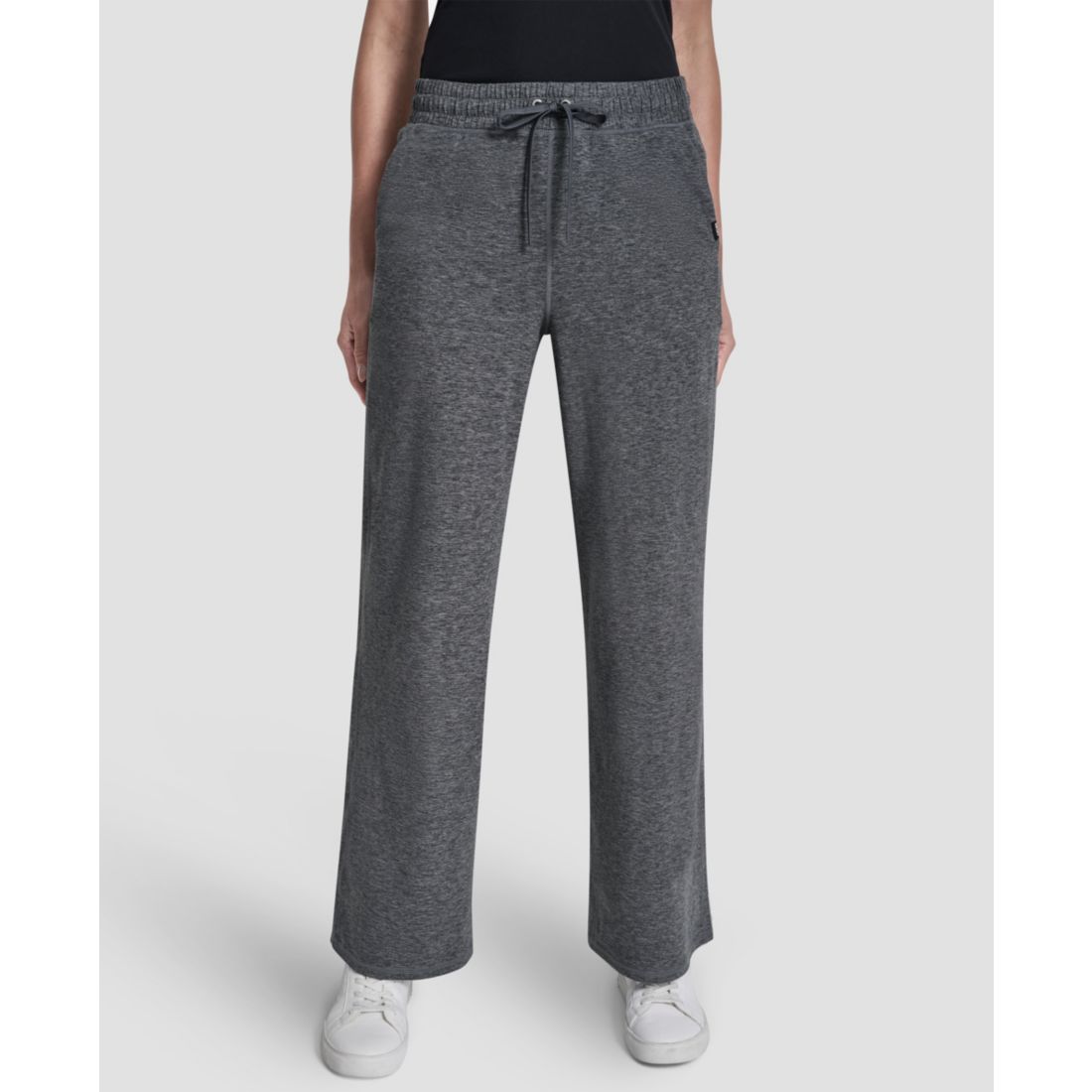 Dkny Women's Regular Fit Wide Leg Pants