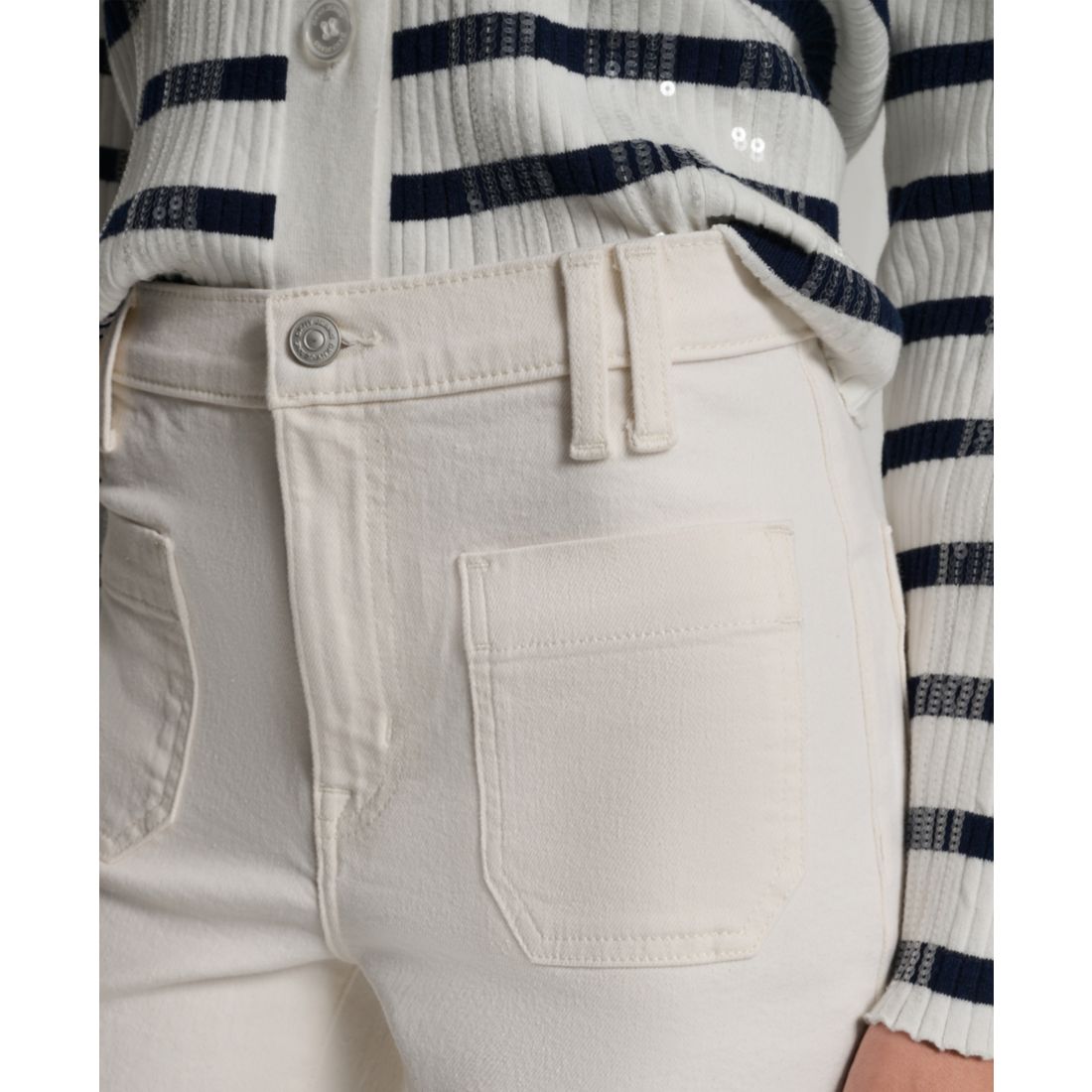 Dkny Jeans Women's High-Rise Relaxed Flare Jeans