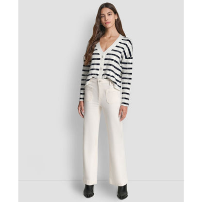 Dkny Jeans Women's High-Rise Relaxed Flare Jeans