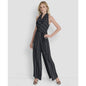 Dkny Women's Sleeveless Wide Leg Ankle Jumpsuit