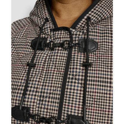 Dkny Plus Size Hooded Toggle-Front Quilted Coat