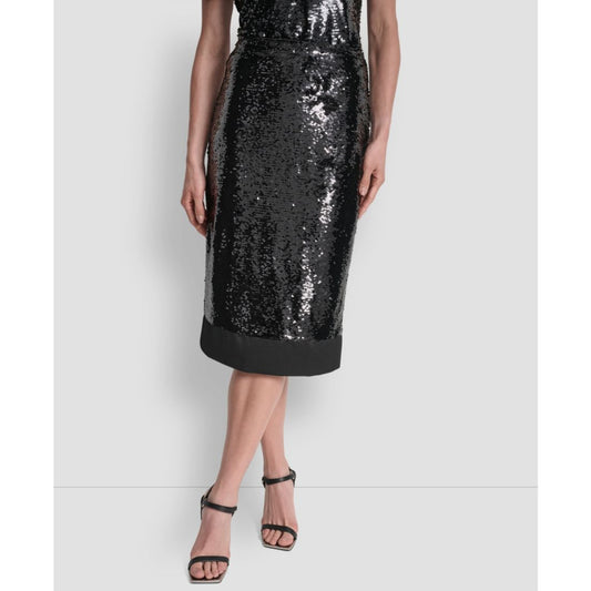 Dkny Women's Sequin Detail Skirt