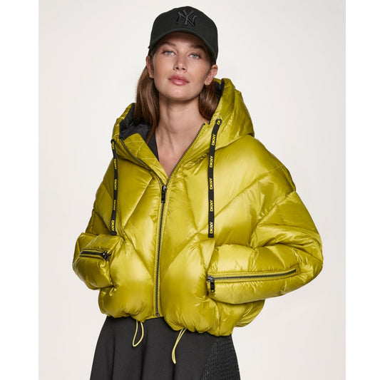 Dkny Women's Cropped Puffer Jacket
