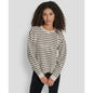 Dkny Jeans Women's Striped Long-Sleeve Sweatshirt