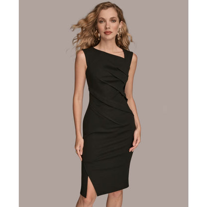 Donna Karan New York Women's Crepe Midi Dress