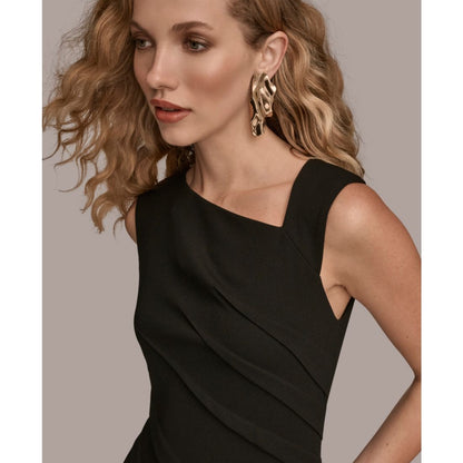 Donna Karan New York Women's Crepe Midi Dress