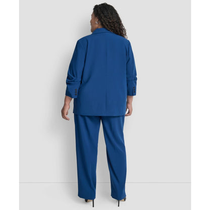 Dkny Plus Size Notch Collar Jacket