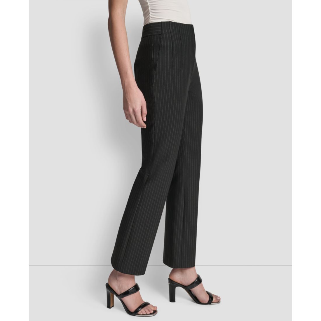 Dkny Women's Mid-Rise Pinstripe Pants