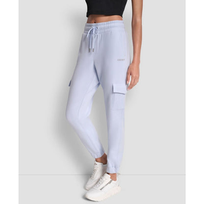 Dkny Sport Women's Studded-Logo Cargo Joggers