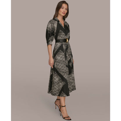 Donna Karan New York Women's Floral Shirt Dress