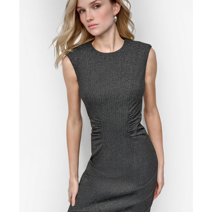 Dkny Women's Sleeveless Crew Neck Sheath Dress