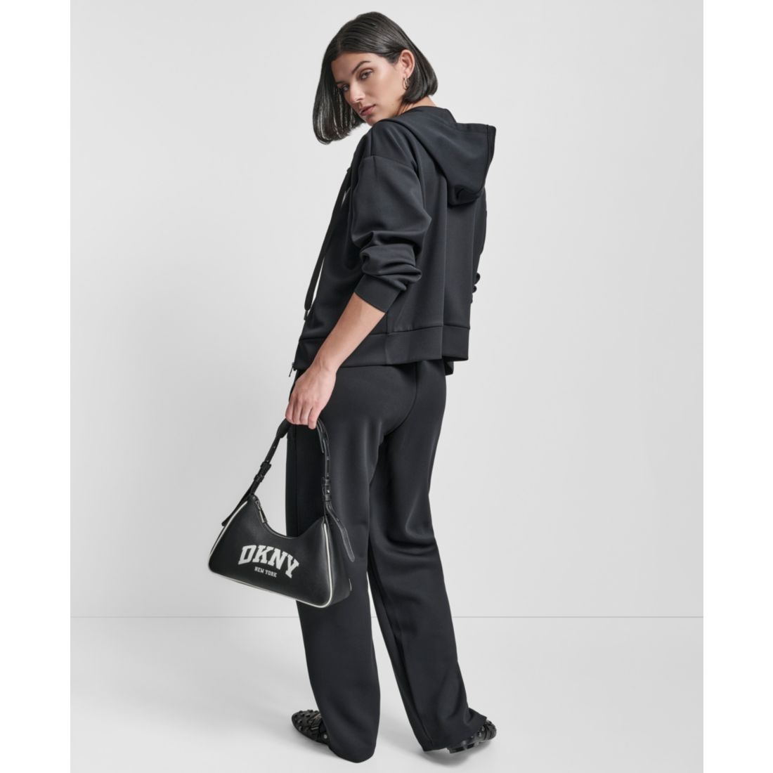 Dkny Women's Long Sleeve Zip-Up Jacket