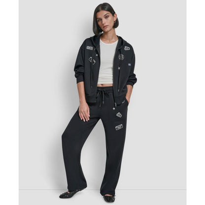 Dkny Women's Long Sleeve Zip-Up Jacket