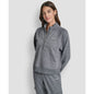 Dkny Sport Women's Studded-Logo Half-Zip Sweatshirt
