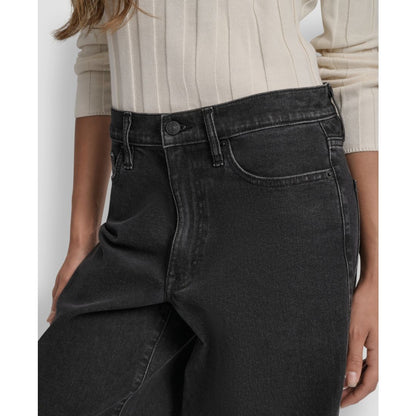 Dkny Jeans Women's High Rise Modern Wide Leg Jeans