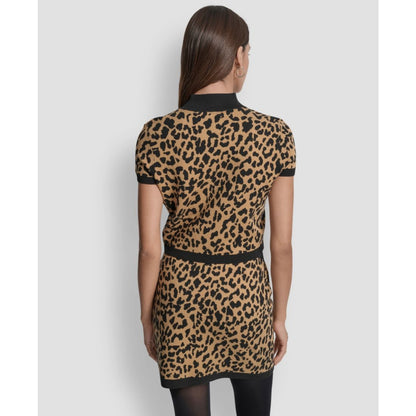 Dkny Jeans Women's Animal Print Cropped Top